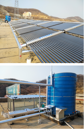 威海·鑫湖酒店7吨太阳能热水工程