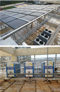 威海·实验外国语学校20吨太阳能+空气能热水工程